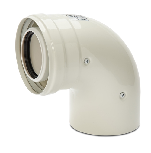 Alpha Push-fit 90 Degree Flue Bend 3.031811 image