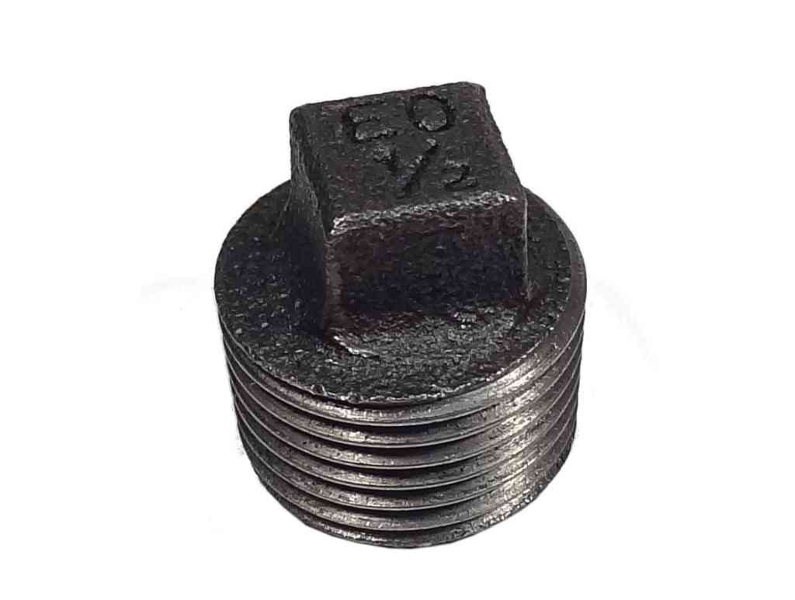 ¼" Black Iron Plug