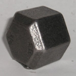 1" Black Iron Cap