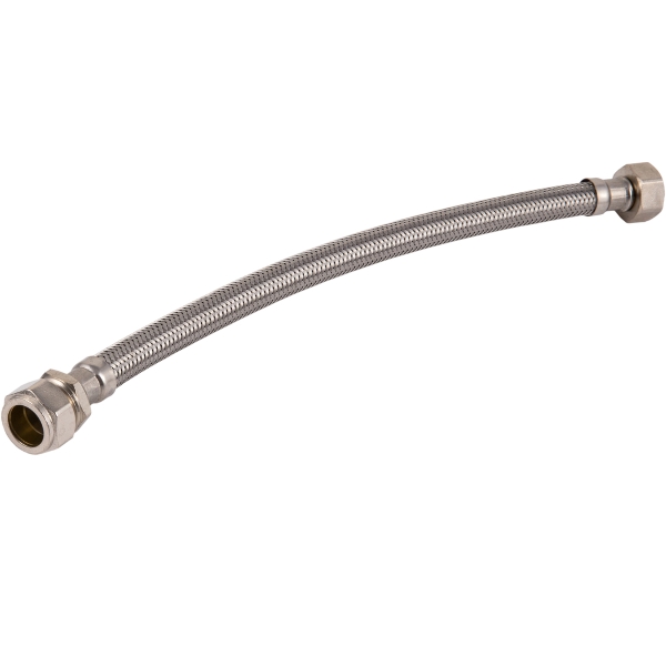 Flexi Tap Connector + Service Valve 15 X ½"