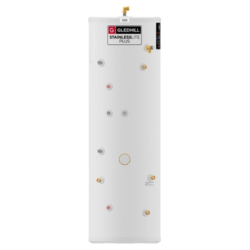 Gledhill Stainless Lite Plus Heat Pump 180L Solar Cylinder - PLUHP180S