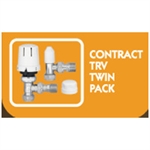 Gold TRV & Lockshield Twin Pack 15mm Angle Pattern Gold TRV & Lockshield Twin Pack 15mm Angle Pattern