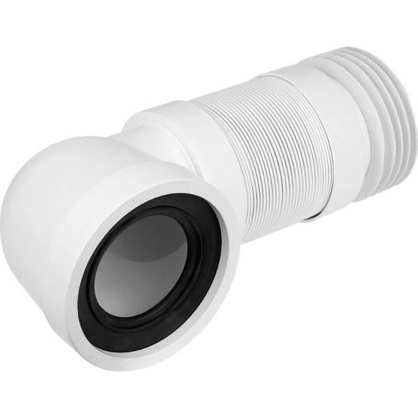 McAlpine WC-CON8F 220mm to 400mm 90° Flexible WC Connector