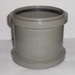 110MM PIPE COUPLER - DOUBLE SOCKET INC. RING SEALS (SOLVENT GREY) 110MM PIPE COUPLER - DOUBLE SOCKET INC. RING SEALS (SOLVENT GREY)