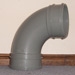 110MM BEND - DOUBLE SOCKET - 92 1/2 DEGREE (SOLVENT GREY) 110MM BEND - DOUBLE SOCKET - 92 1/2 DEGREE (SOLVENT GREY)