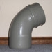 110MM BEND - SOCKET/SPIGOT - 112 1/2 DEGREE (SOLVENT GREY) 110MM BEND - SOCKET/SPIGOT - 112 1/2 DEGREE (SOLVENT GREY)