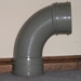 82MM BEND - DOUBLE SOCKET - 92 1/2 DEGREE (SOLVENT GREY) 82MM BEND - DOUBLE SOCKET - 92 1/2 DEGREE (SOLVENT GREY)