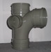 82MM SINGLE BRANCH - TRIPLE SOCKET - 92 1/2 DEGREE (SOLVENT GREY) 82MM SINGLE BRANCH - TRIPLE SOCKET - 92 1/2 DEGREE (SOLVENT GREY)