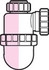 Polypipe 32mm Bottle Trap - 75mm Seal - WP45