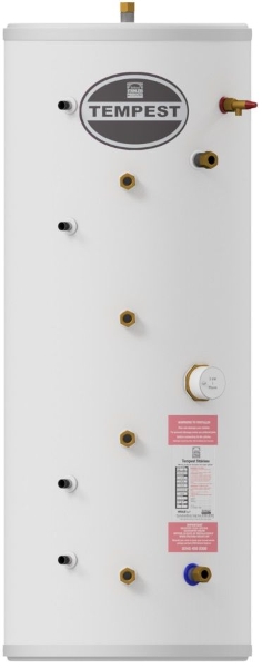Tempest Twin Coil Solar 500LTR Unvented Indirect Cylinder