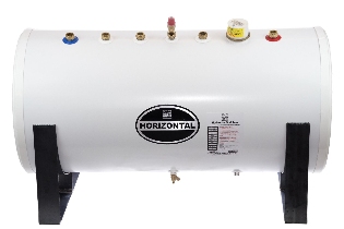 Telford Tempest 125Litre Horizontal Indirect Unvented Stainless Steel Cylinder TSMI125H + Extra Immersion