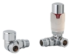 Eastbrook Thermostatic Corner TRV and Lockshield Valves 15mm Eastbrook Thermostatic Corner TRV and Lockshield Valves 15mm