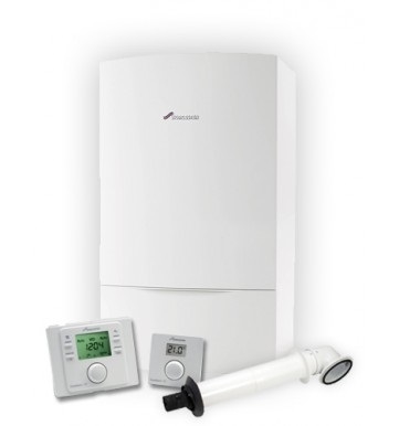 Worcester Greenstar 30Si Compact ERP Gas Combi Boiler Pack Inc Boiler + Horizontal Flue Kit + Comfort I RF Wireless Programmer
