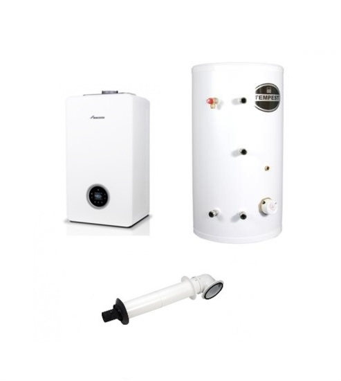 Worcester Greenstar 4000 24kw System Boiler and Telford Tempest 200L Unvented Cylinder