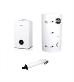 Worcester Greenstar 4000 24kw System Boiler and Telford Tempest 250L Unvented Cylinder