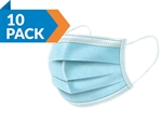 LUESURGICAL CE Approved 3Ply Blue Surgical Face Masks 10pk LUESURGICAL CE Approved 3Ply Blue Surgical Face Masks 10pk